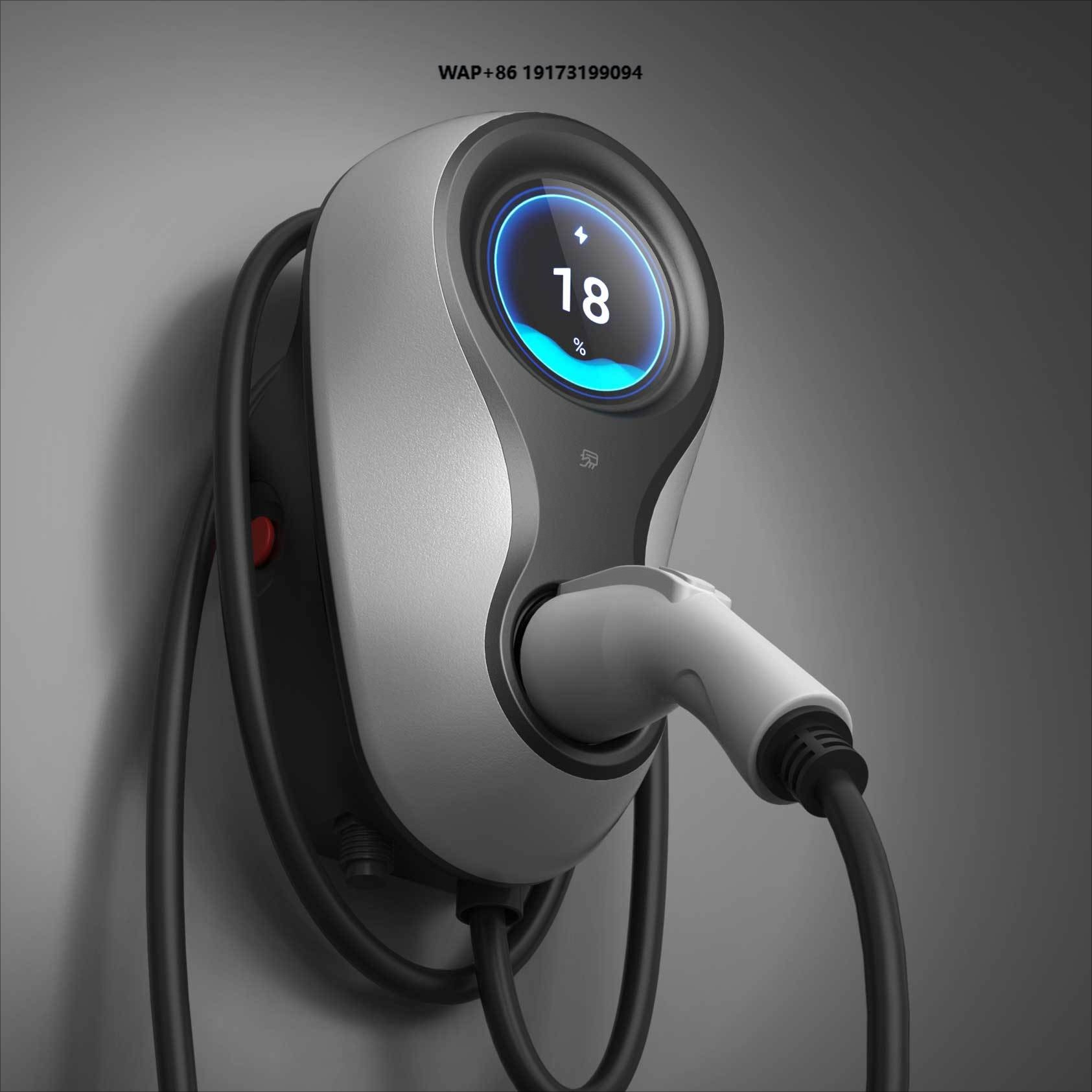 Ev Charging Cable - 新しいポータブルAC急速充電EV充電器（5Mケーブル付き、ヨーロッパ規格対応）
