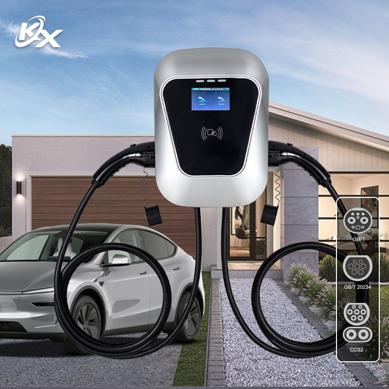 Type 2 Charger - 14kW デュアル壁掛け式EV充電器 タイプ1 タイプ2 GB/T IP54