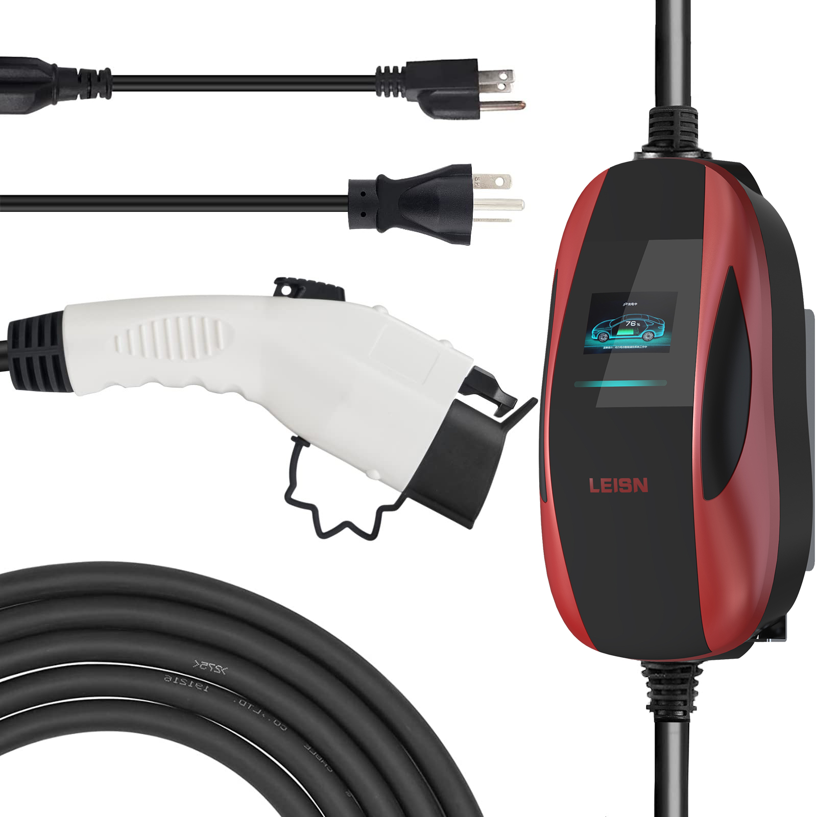 22KW 32A ポータブル電気自動車緊急充電器 壁掛け式充 - Portable Ev Charger のレビューと価格