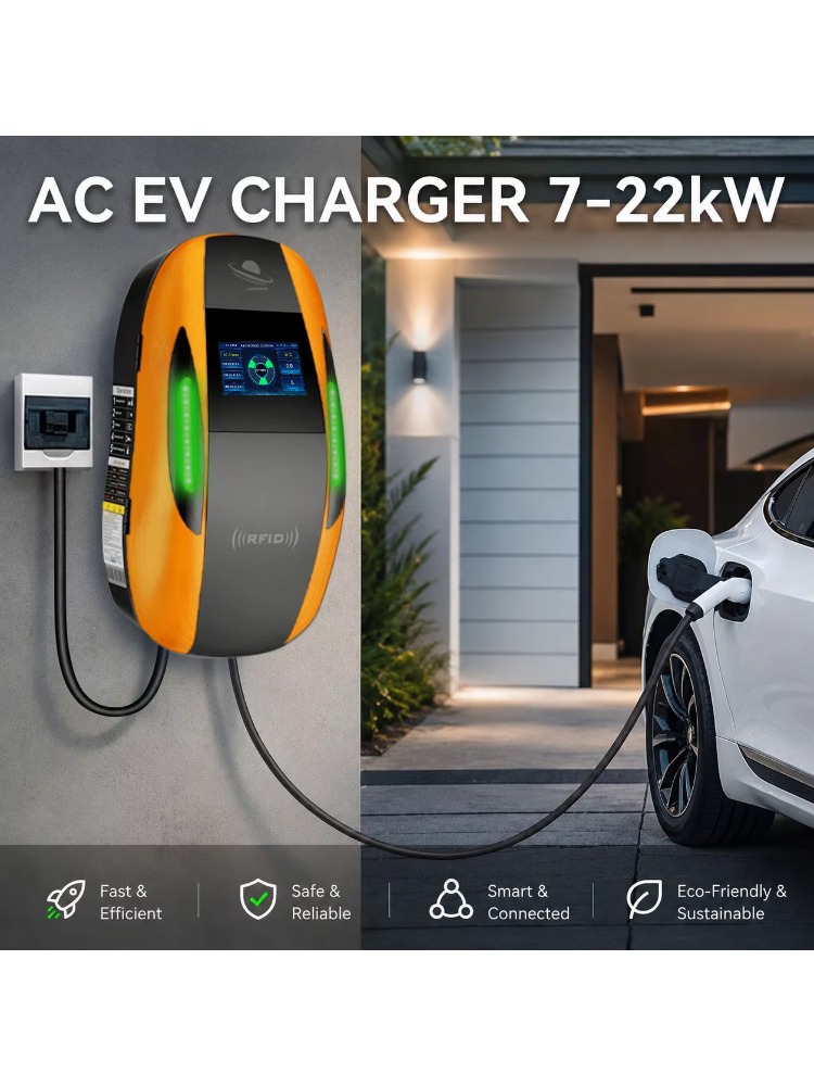 IP65防水対応、7kW～22kWのAC急速充電器。家庭用お - Type 2 Charger のレビューと価格