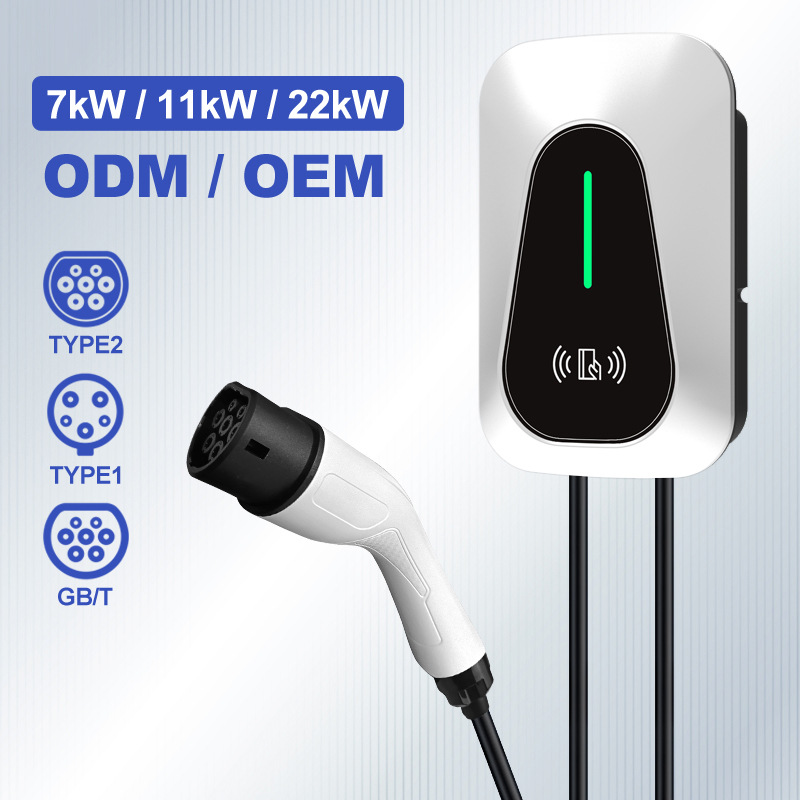 欧州規格7kWタイプ2 EV充電器 カードリーダー Tuya - Type 2 Charger のレビューと価格