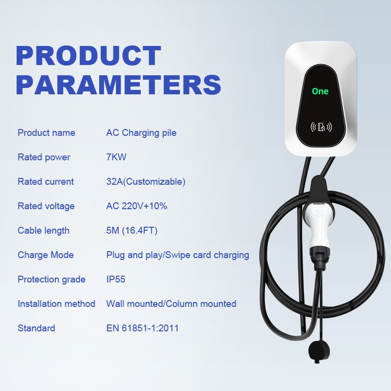 欧州規格7kWタイプ2 EV充電器 カードリーダー Tuya - Type 2 Charger のレビューと価格