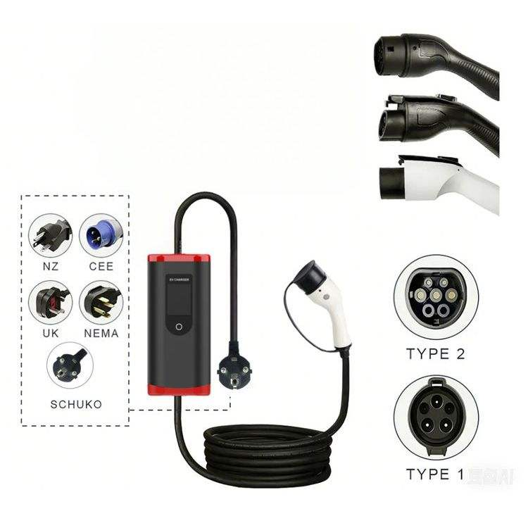 7kw タイプ2（IEC 62196）ポータブルEV充電器  - Portable Ev Charger のレビューと価格
