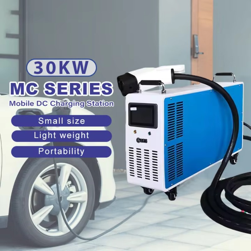 プロ仕様380ボルト30KWモバイルポータブルCCS2 EV - Portable Ev Charger のレビューと価格