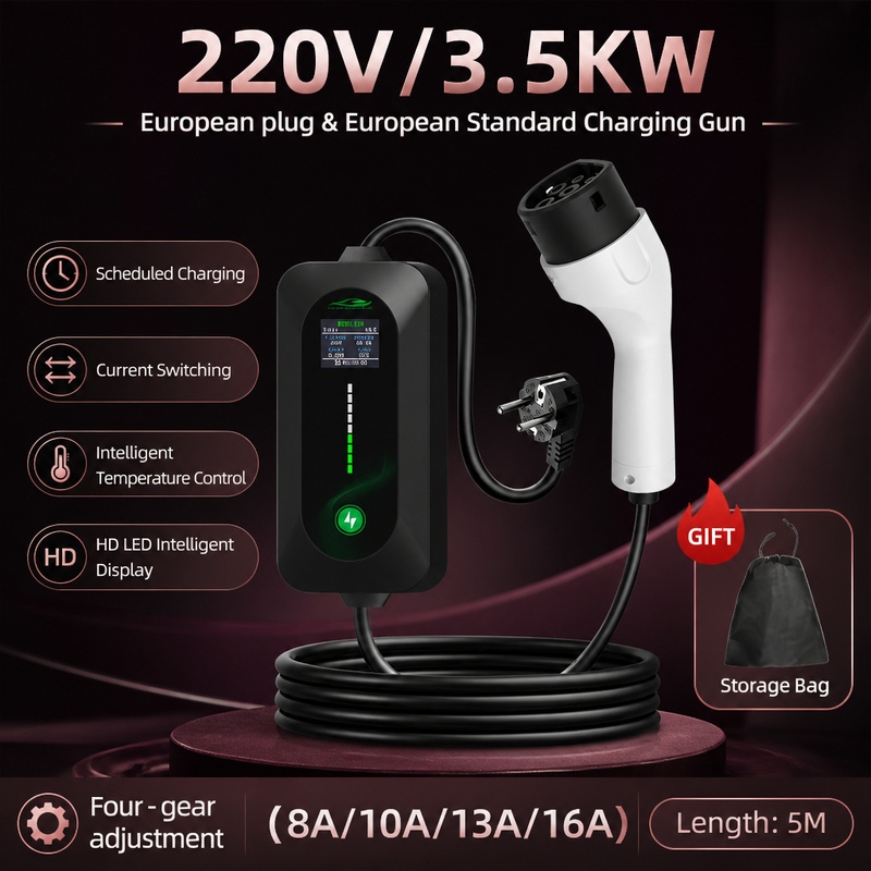 ROMADA 3.5KW 電気自動車充電器 Type2 ポー - Ev Charging Cable のレビューと価格