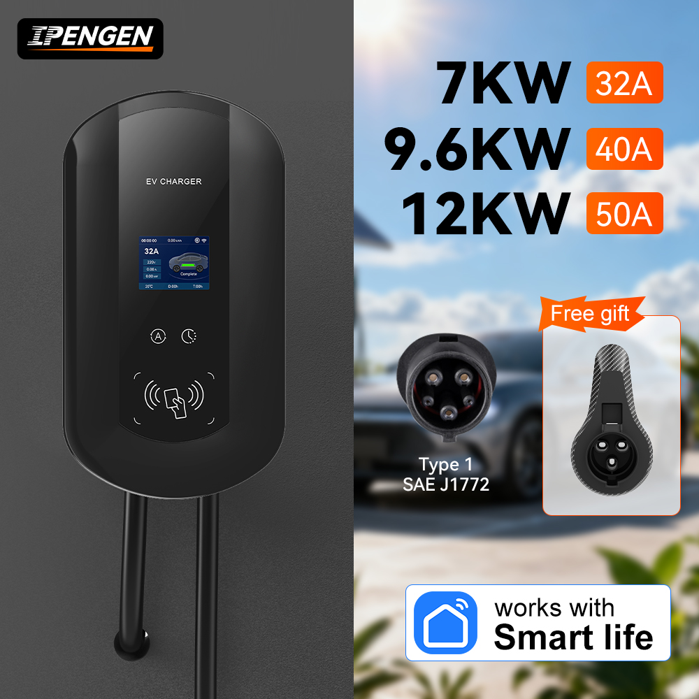 IPENGEN 32A/40A/50A EV 充電ステーショ - Ev Charging Cable のレビューと価格